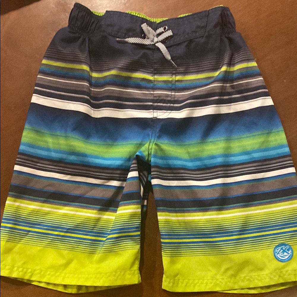Striped Kids Swim Shorts